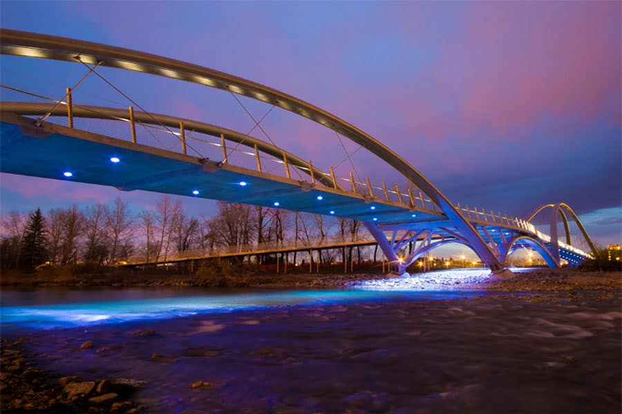 calgary st patricks island bridge